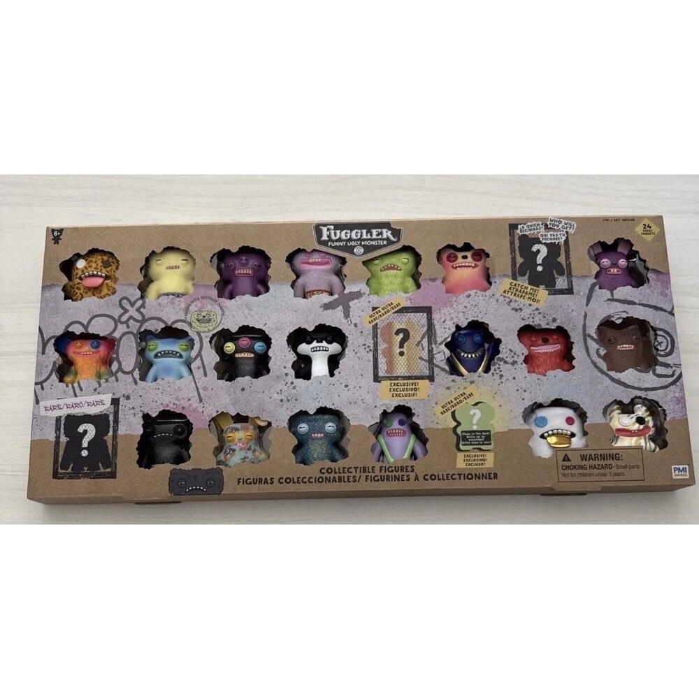 FUGGLER-24 Pack New Collectible Figures Funny Ugly Monsters 20 + 4 Mystery
